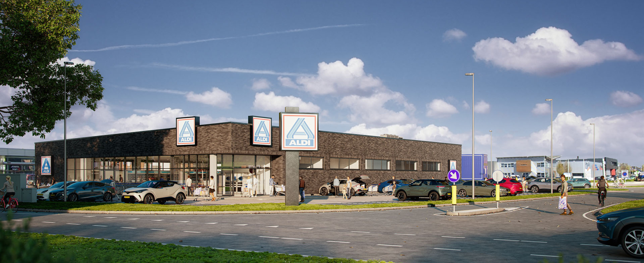 Willems bouwt nieuwe Aldi in Herten