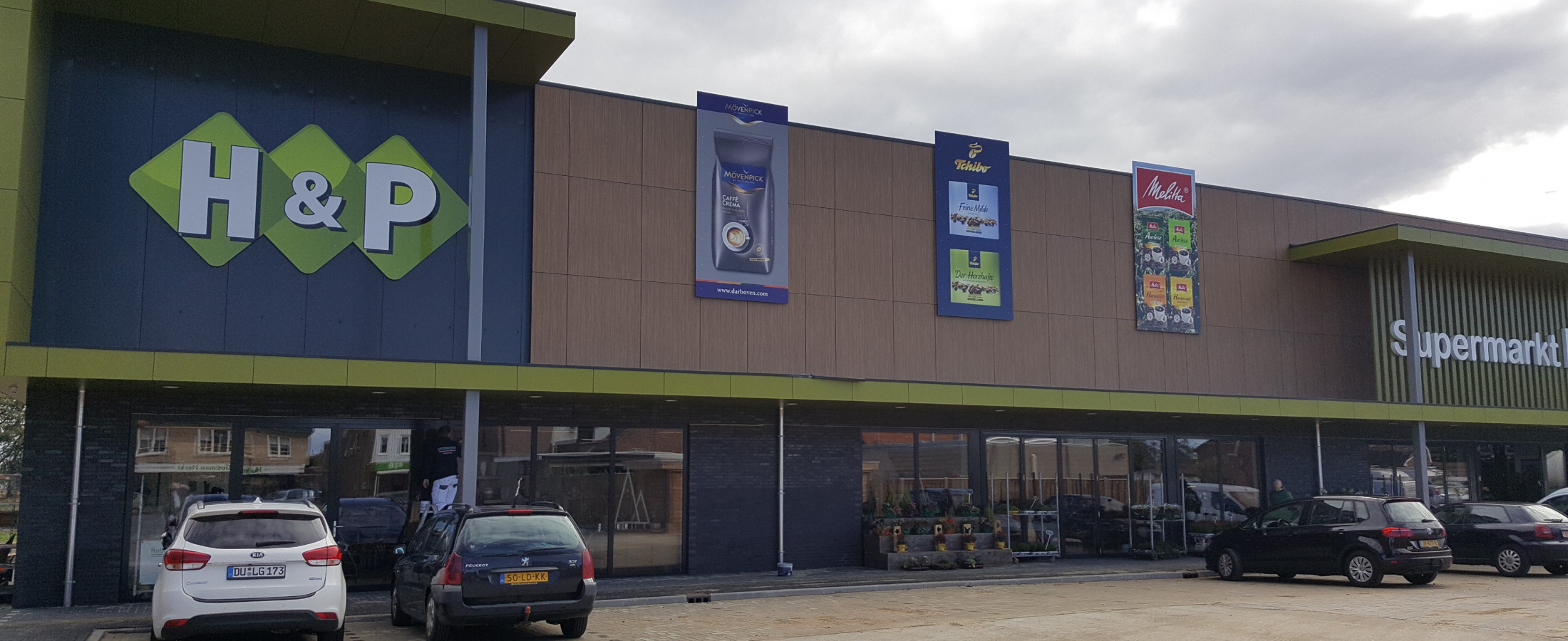 Nieuwbouw H&P supermarkt zonder gas