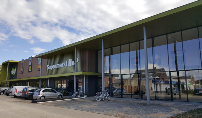 Nieuwbouw H&P supermarkt zonder gas