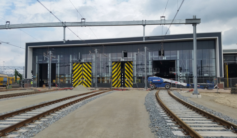 Nieuwbouw hal C NedTrain