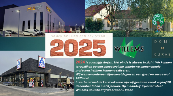 Kerstgroet Willems Bouwbedrijf